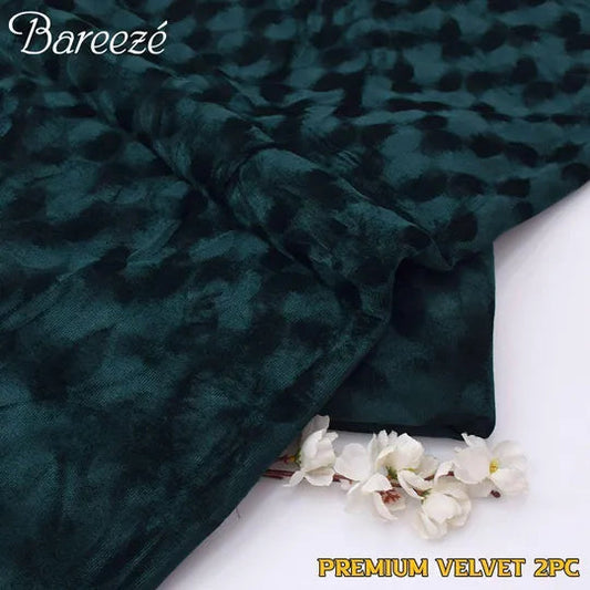 Barezze Korean Velvet 2-Pc Bottel Green