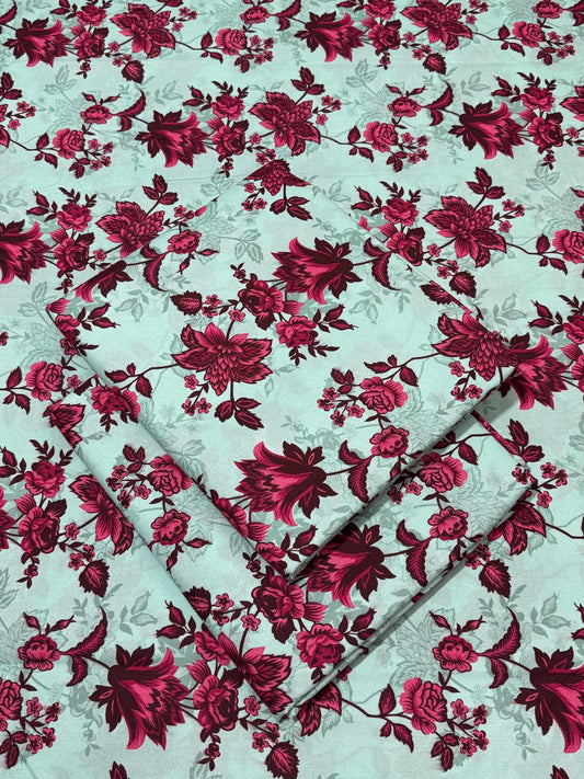 FLORAL PRINTED 2PC D-109